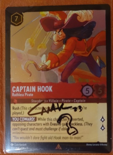 Lorcana captain hook - lorcana,