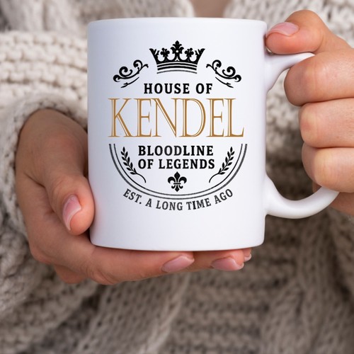 Tazza kendel nome - nome, famiglia